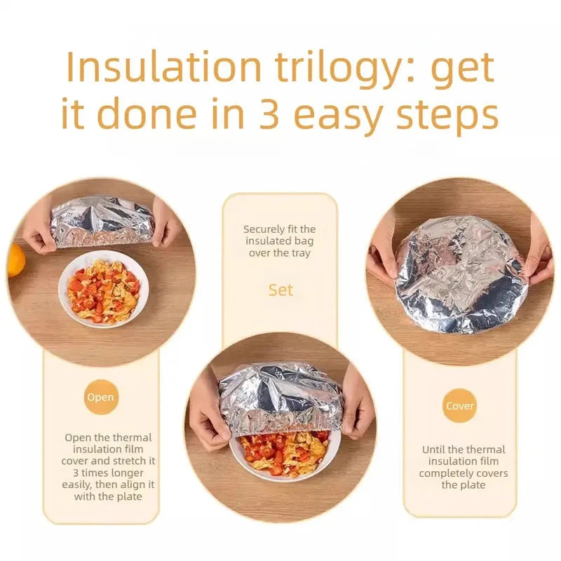 Insulated Aluminum Food Cover