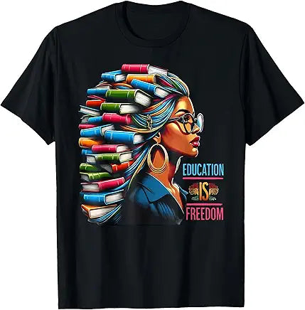 Knowledge Crown™ – Education Is Freedom Tee
