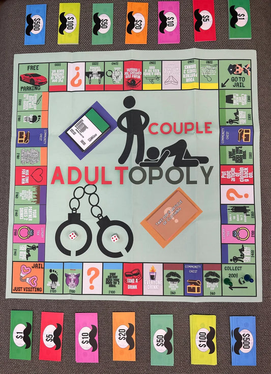 AdultTopoly™ Couples Game — The Game Night That Brings the Heat 🔥