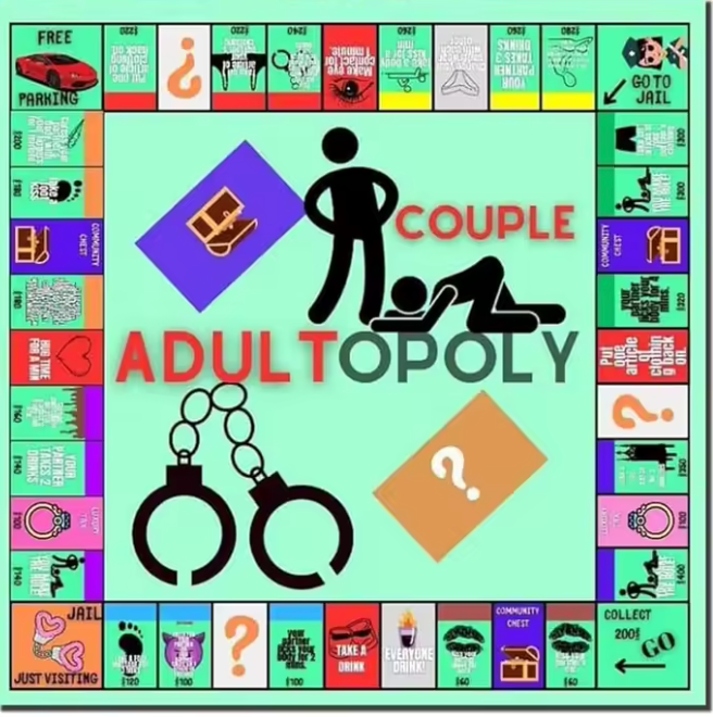 AdultTopoly™ Couples Game — The Game Night That Brings the Heat 🔥