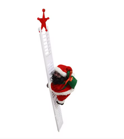 Climbing Santa Holiday Decor