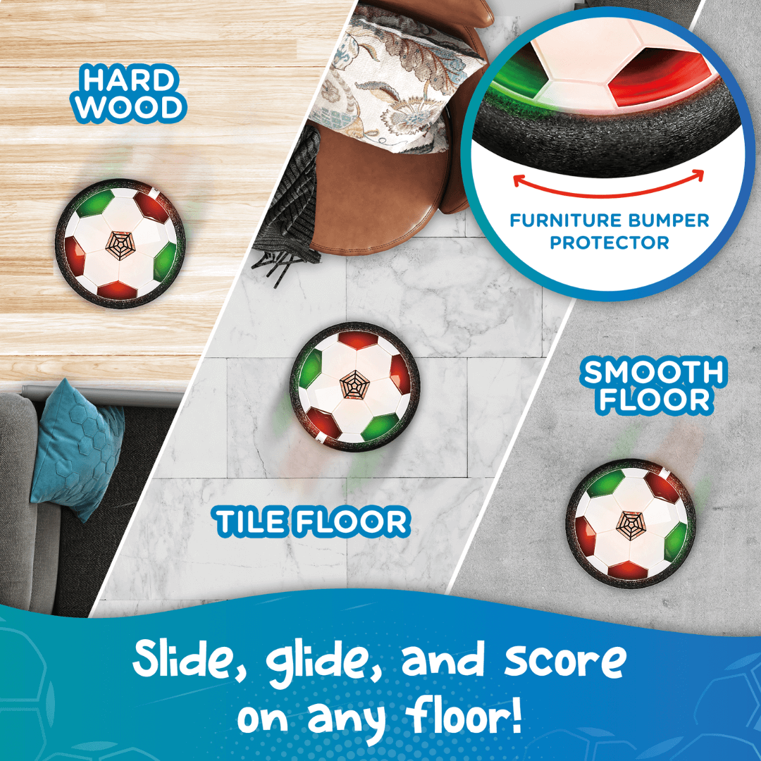 Glow Glide Indoor Soccer Hover Ball