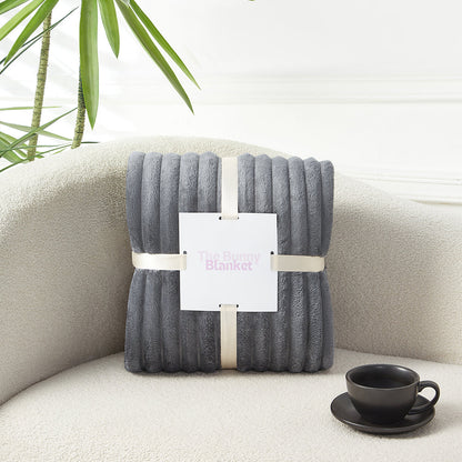 CloudSoft Bunny Cuddle Throw Blanket