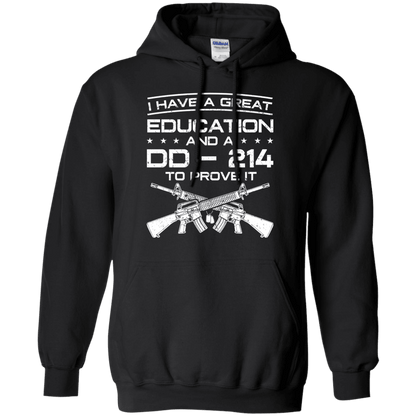 Proud Veteran DD214 Proof T-Shirt