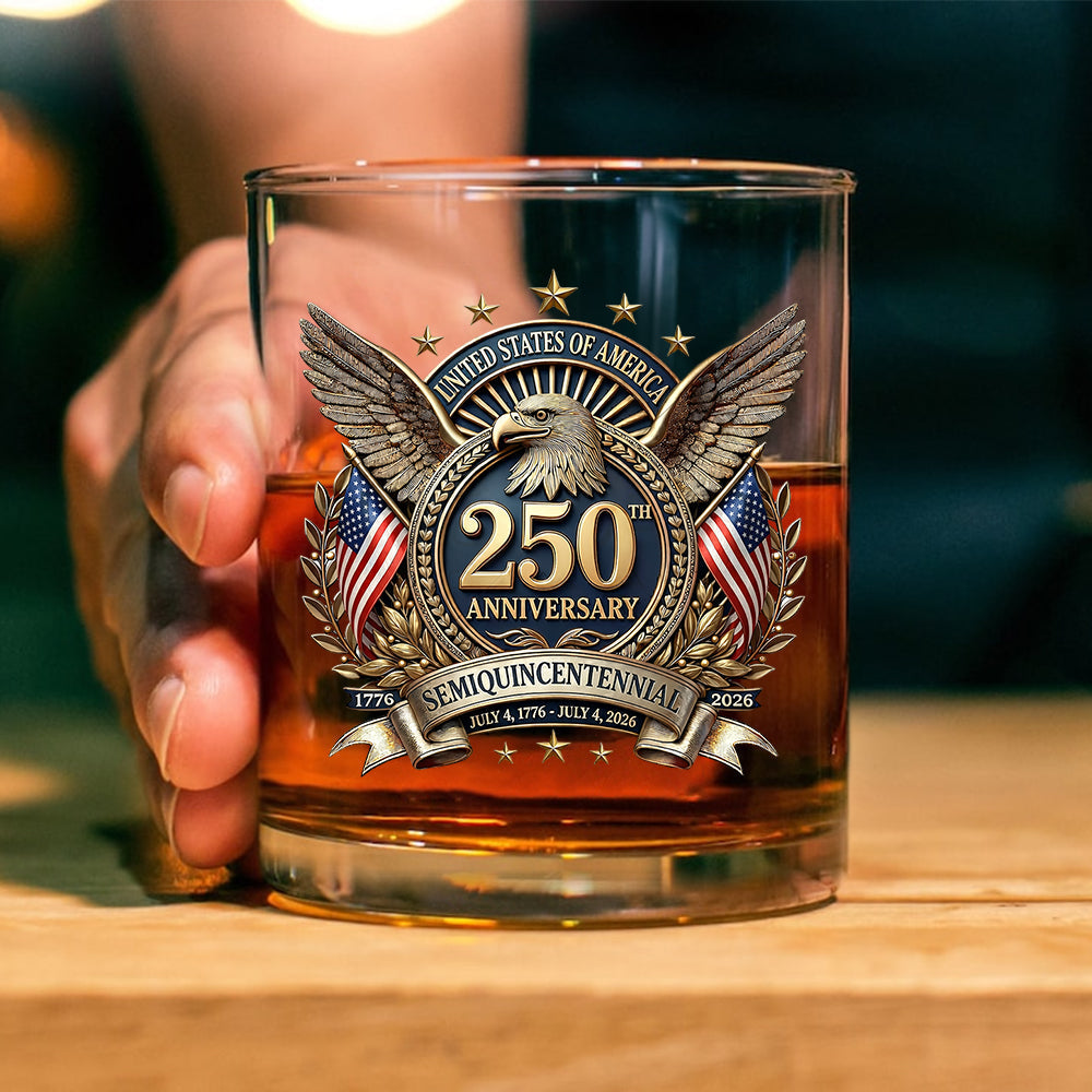 Patriot 250th Whiskey Commemorative Glass