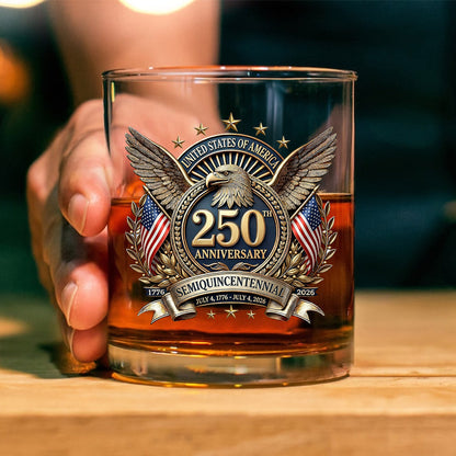 Patriot 250th Whiskey Commemorative Glass