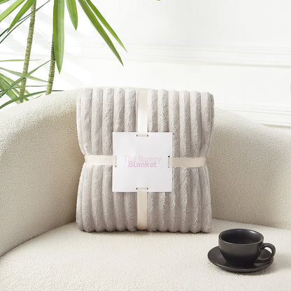 CloudSoft Bunny Cuddle Throw Blanket