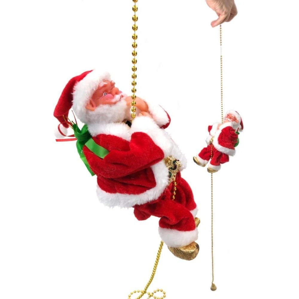 Santa’s Merry Climb – Musical Rope Decoration