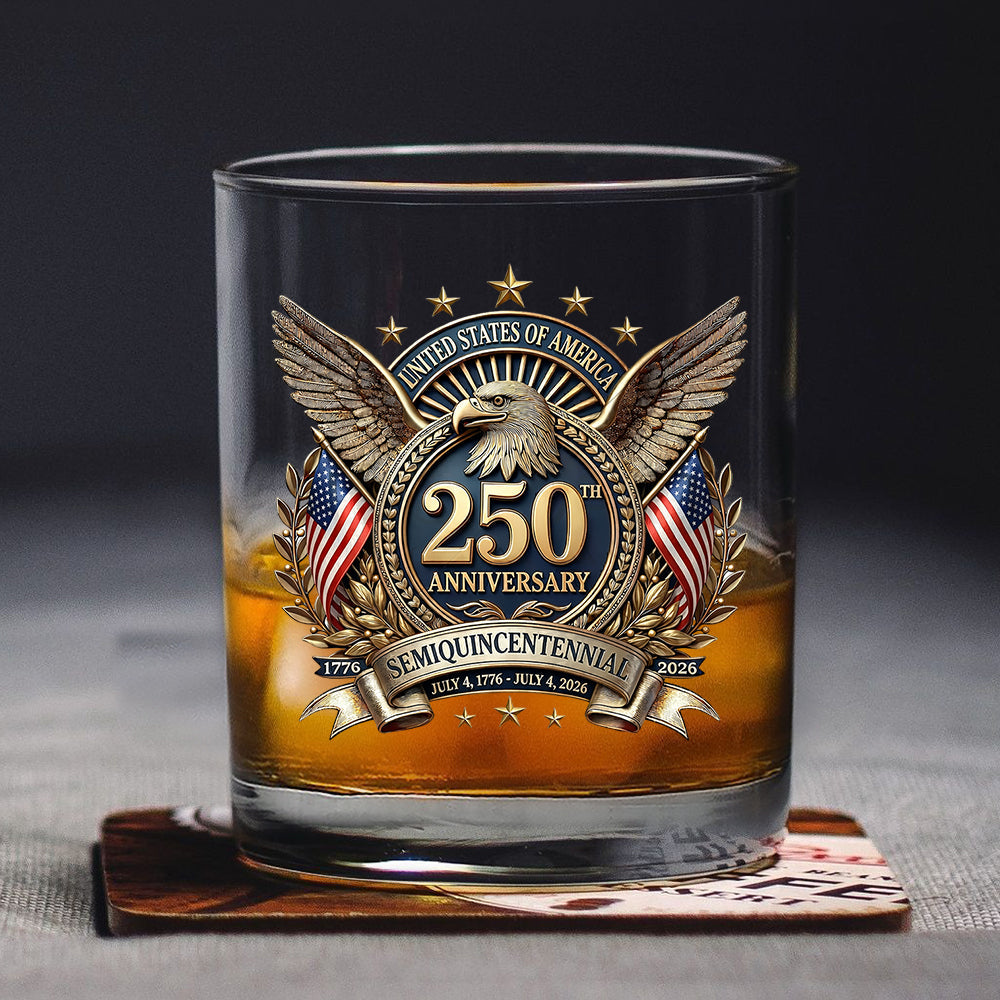 Patriot 250th Whiskey Commemorative Glass