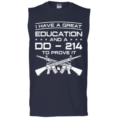 Proud Veteran DD214 Proof T-Shirt