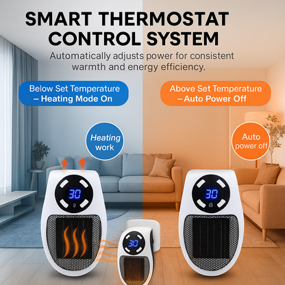 Heatsync™ Heater — Instant Room Warmth With One Simple Plug-In