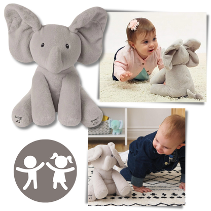 Charming Peekaboo Elephant