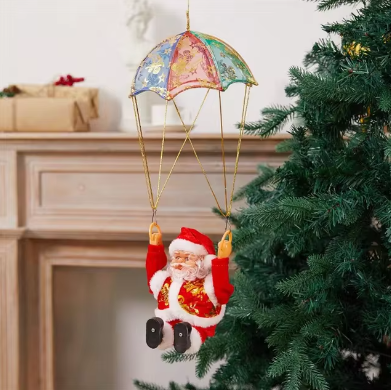 Santa’s Merry Climb – Musical Rope Decoration