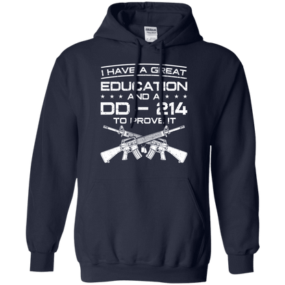 Proud Veteran DD214 Proof T-Shirt