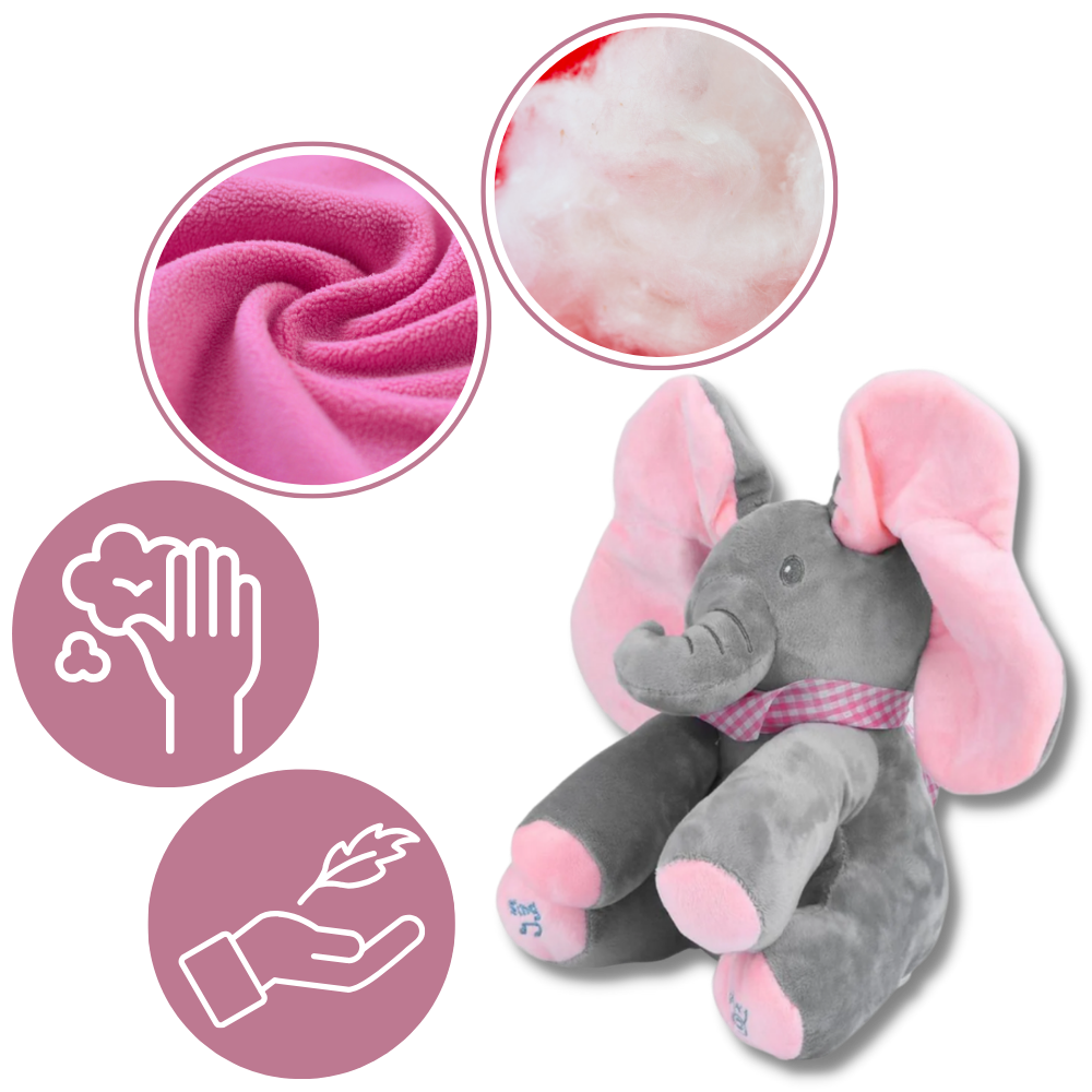 Charming Peekaboo Elephant