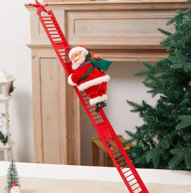 Santa’s Merry Climb – Musical Rope Decoration