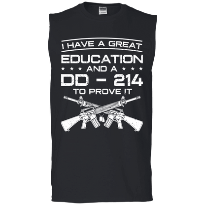 Proud Veteran DD214 Proof T-Shirt