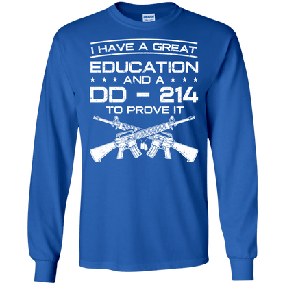 Proud Veteran DD214 Proof T-Shirt
