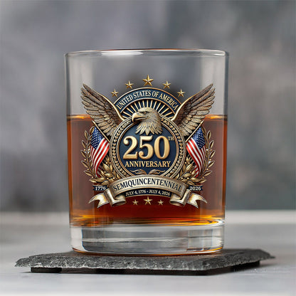 Patriot 250th Whiskey Commemorative Glass