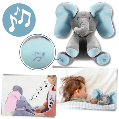 Charming Peekaboo Elephant