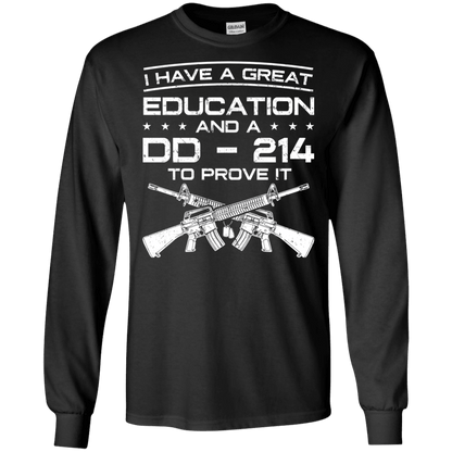 Proud Veteran DD214 Proof T-Shirt