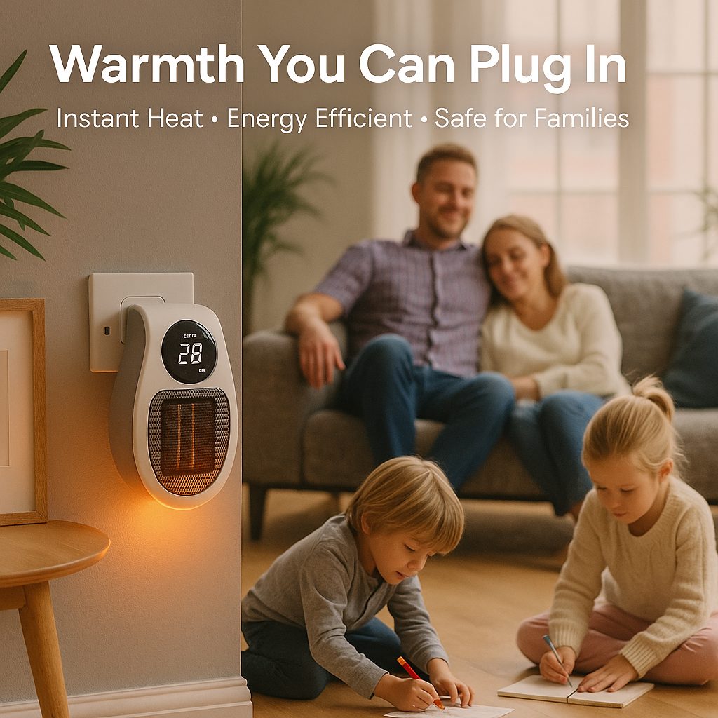 Heatsync™ Heater — Instant Room Warmth With One Simple Plug-In
