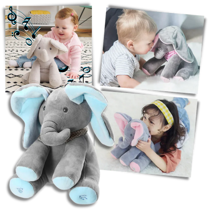 Charming Peekaboo Elephant