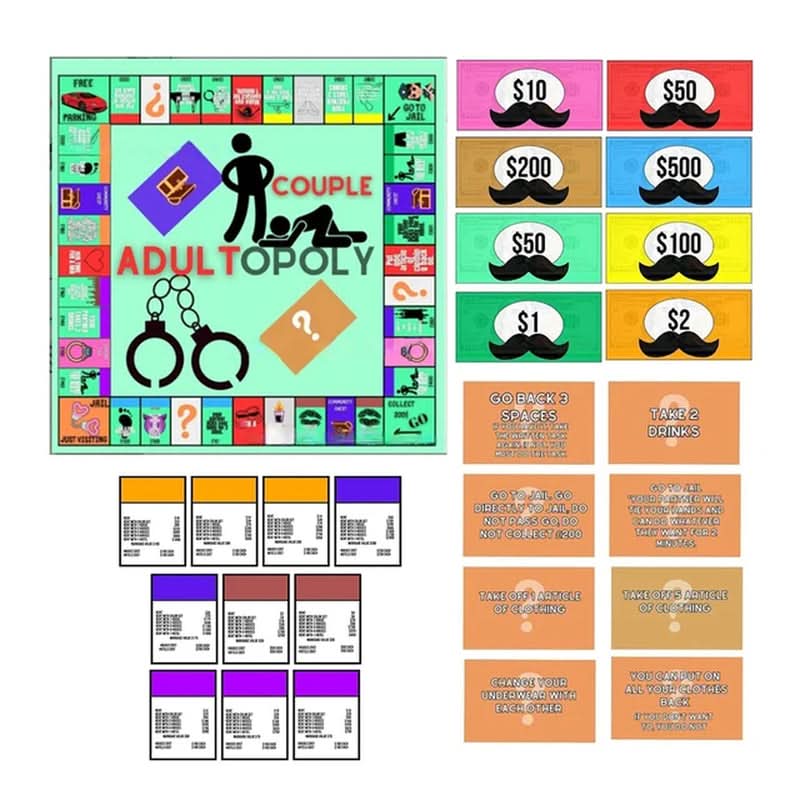 AdultTopoly™ Couples Game — The Game Night That Brings the Heat 🔥