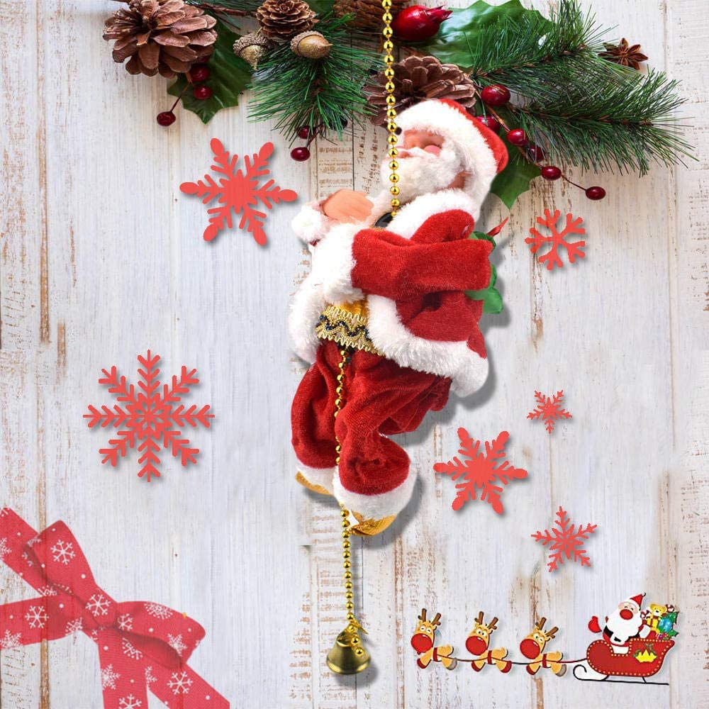 Santa’s Merry Climb – Musical Rope Decoration