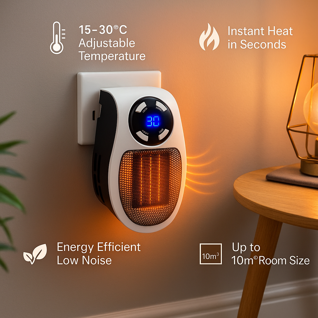Heatsync™ Heater — Instant Room Warmth With One Simple Plug-In