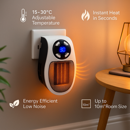 Heatsync™ Heater — Instant Room Warmth With One Simple Plug-In