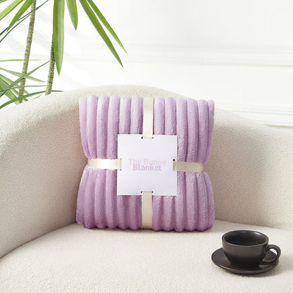 CloudSoft Bunny Cuddle Throw Blanket