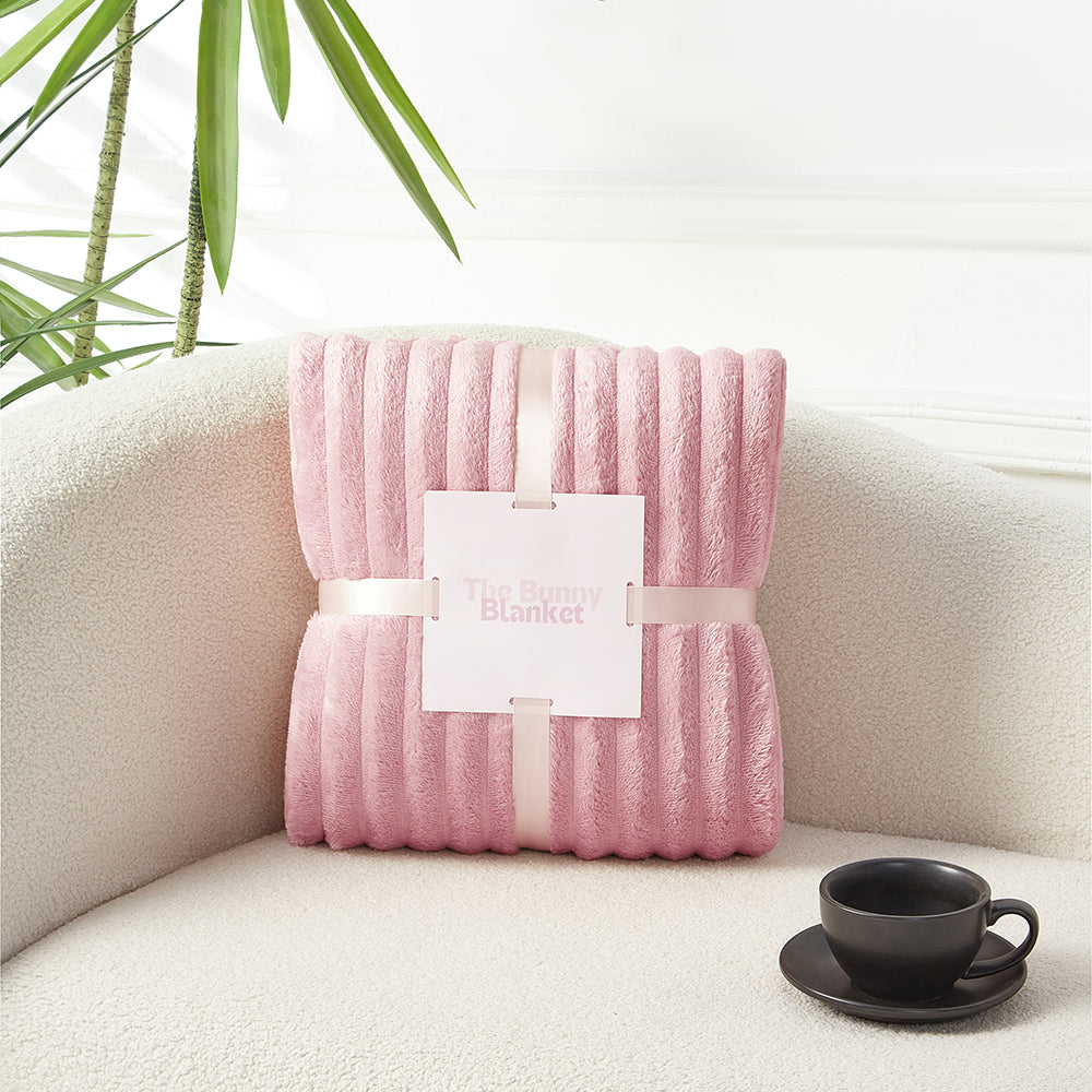 CloudSoft Bunny Cuddle Throw Blanket