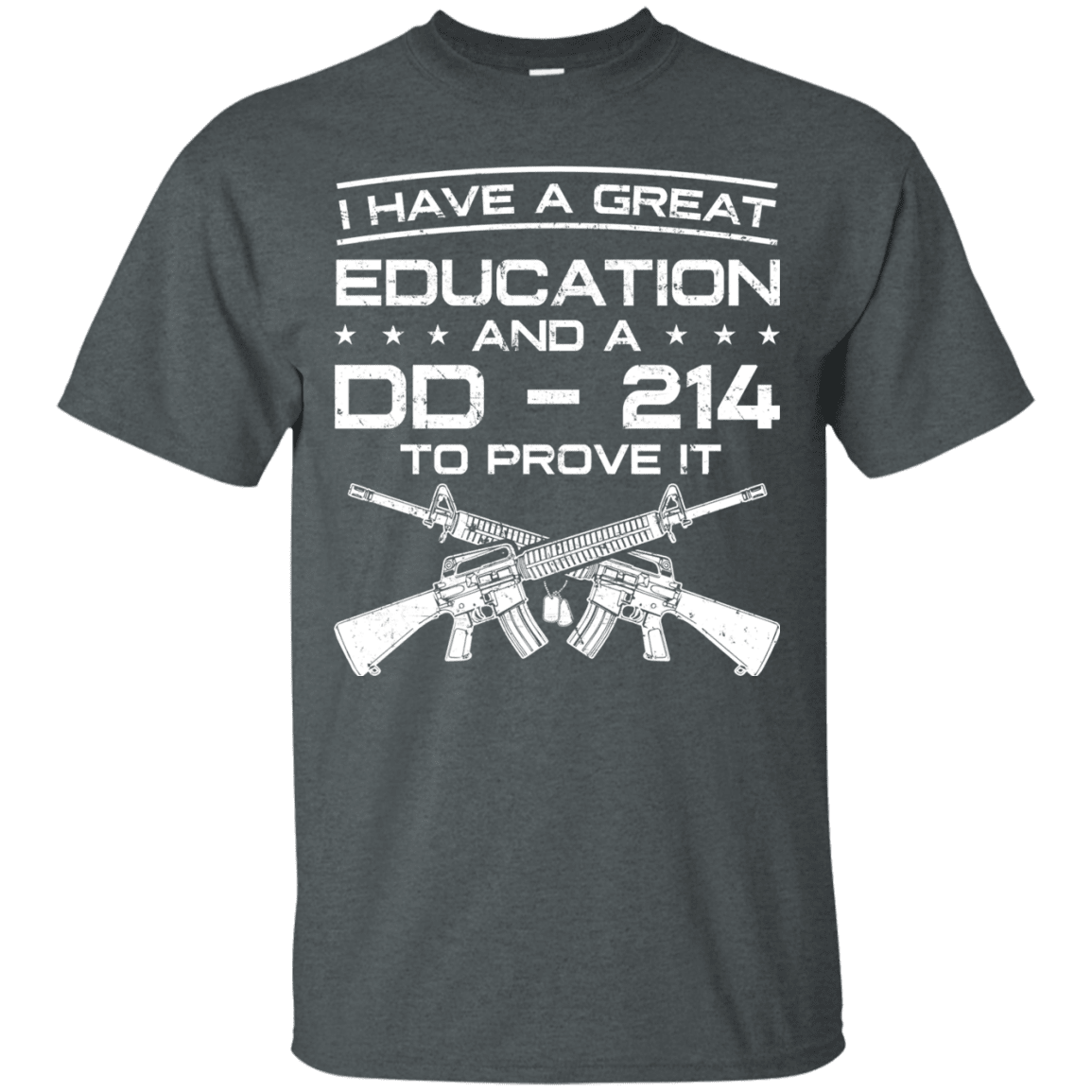 Proud Veteran DD214 Proof T-Shirt