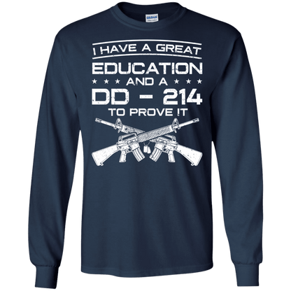 Proud Veteran DD214 Proof T-Shirt