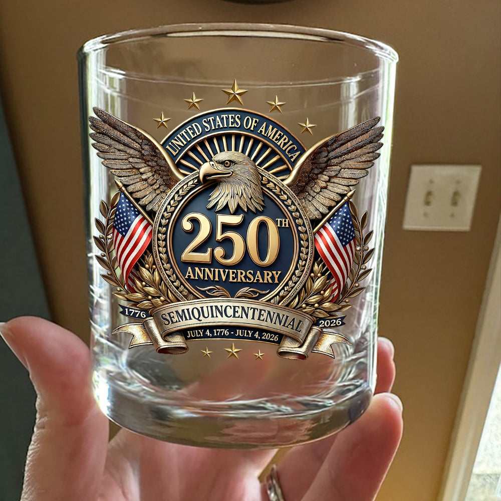 Patriot 250th Whiskey Commemorative Glass